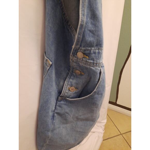 Levi's Wmn "VTG" Shortalls - In the Field XL missing one "button" nwt msrp 69.99 - Picture 4 of 9